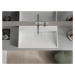 MEXEN - Ava umývadlo na dosku liaty mramor B/O 80 x 46 cm, biela 23018000