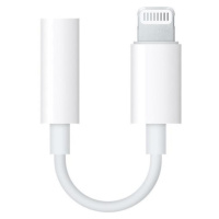 Adaptér Apple MMX62ZM/A, Lightning(M) na 3.5mm audio jack(F), biely (Bulk)