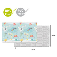 Podložka na hranie bez PVC a BPA  218x132cm Malý cestovateľ 0m+