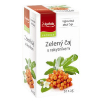 APOTHEKE Zelený čaj s rakytníkom 20 x 2 g