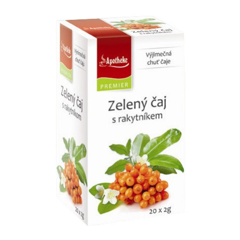 APOTHEKE Zelený čaj s rakytníkom 20 x 2 g