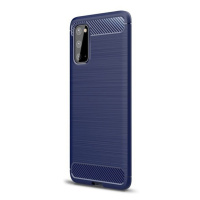Samsung Galaxy A80 SM-A805F, silikónové puzdro, stredne odolné proti nárazu, kartáčované, karbón