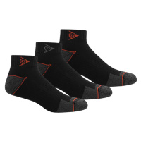 DUNLOP Pánske pracovné ponožky, 3 páry (43/46, čierna)