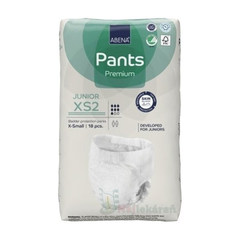 ABENA Pants Premium JUNIOR, navliekacie nohavičky (veľ. XS2), 18ks