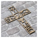 Vyrezávaný kríž z dreva - Betlehem