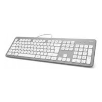 Hama 182651 klávesnica KC-700, strieborná/biela