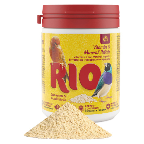 RIO vitamínové a minerálne pelety pre kanáriky a drobné exoty 120 g