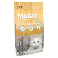 Podstielka Magic Litter Bentonite Ultra White Baby Powder 10L