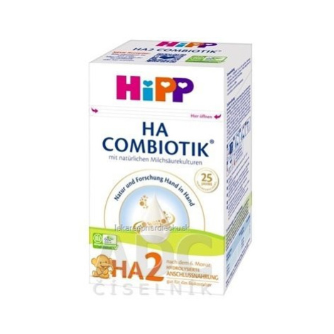 HiPP HA 2 COMBIOTIK následná mliečna dojčenská výživa (od 6. mesiaca) 600 g