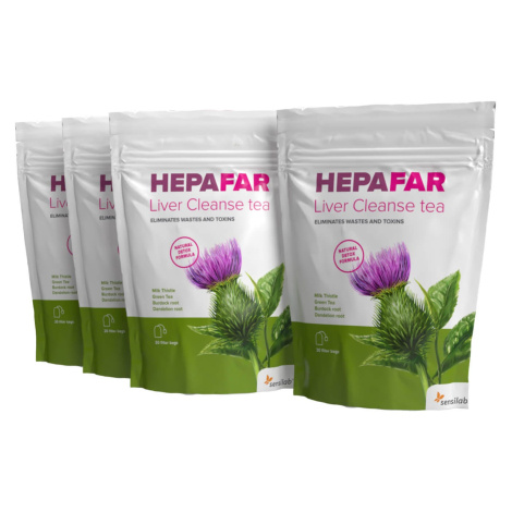 HEPAFAR Liver Cleanse tea – čaj na očistu pečene 1+3 ZDARMA