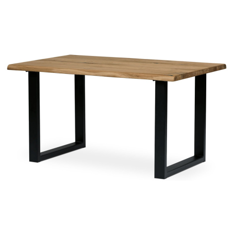 Robustný jedálenský stôl z dubového masívu, 140 x 90 x 75 cm