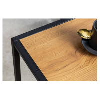 LuxD Dizajnový odkladací stolík Maille 43 cm divý dub
