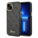 Kryt Guess GUHCP14SHG4SHK iPhone 14 6,1" black hard case 4G Vintage Gold Logo (GUHCP14SHG4SHK)