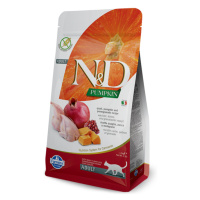 Farmina N&D cat PUMPKIN (GF) adult, neutered, quail & pomegranate granule pre mačky 1,5kg