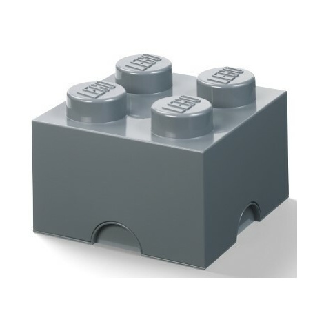 LEGO® úložný box 4 - tmavo šedá 250 x 250 x 180 mm