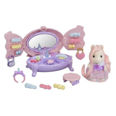 Sylvanian family Toaletná sada s príslušenstvom a českým poníkom