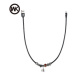 USB kábel WK-Design Jewellery micro USB čierny