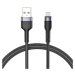 Kábel TECH-PROTECT ULTRABOOST MICRO-USB CABLE 2.4A 100CM BLACK (9490713928950)