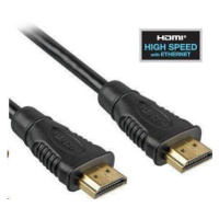 Vysokorýchlostný kábel HDMI + Ethernet PremiumCord, pozlátené konektory, 1.5m