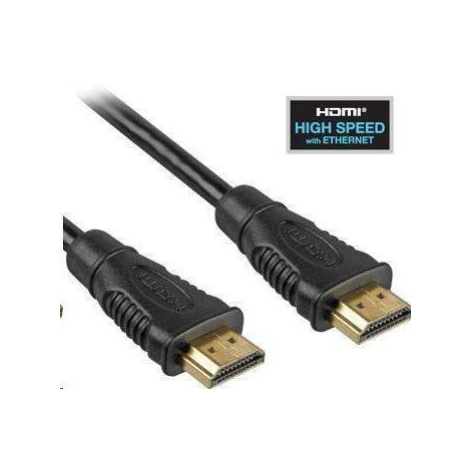 Vysokorýchlostný kábel HDMI + Ethernet PremiumCord, pozlátené konektory, 1.5m