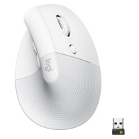 Logitech Lift Vertical Ergonomic Mouse bílá