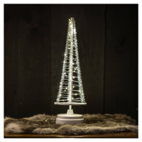 Strom Santa's Tree, strieborný drôt výška 33,5 cm