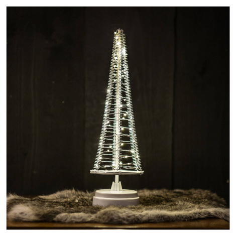 Strom Santa's Tree, strieborný drôt výška 33,5 cm Hemsson