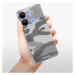 Odolné silikónové puzdro iSaprio - Gray Camuflage 02 - Infinix Smart 7