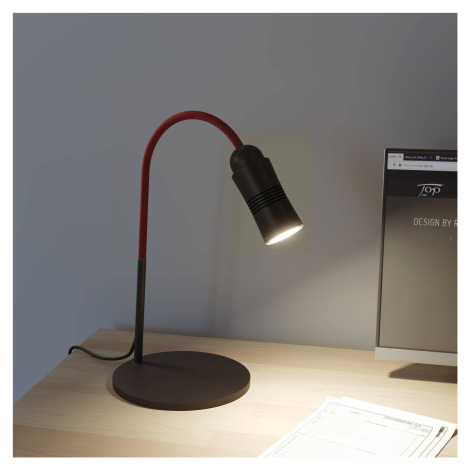 Neo! Table LED lampa stmievateľná čierna/červená TOP-LIGHT