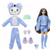 Barbie Cutie Reveal v kostýme - zajačik vo fialovom kostýme koaly
