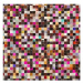 Farebný koberec 200 × 200 cm ENNE, 163955