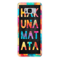 Odolné silikónové puzdro iSaprio - Hakuna Matata 01 - Samsung Galaxy S8
