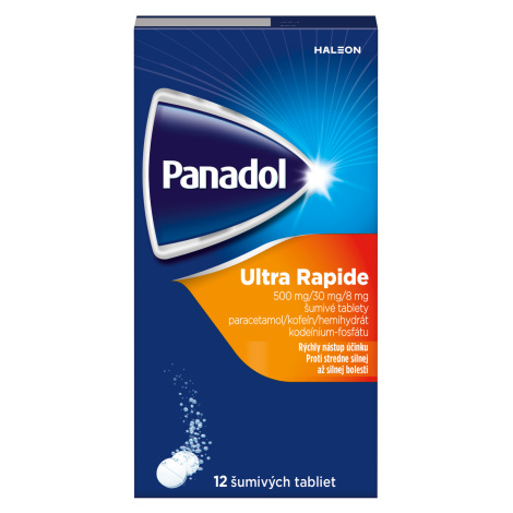 Panadol ultra Rapide na bolesť 12 šumivých tabliet