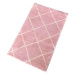Ružová kúpeľňová predložka 50x80 cm Diamond – Mila Home