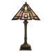 Stolová lampa Classic Craftsman v dizajne Tiffany