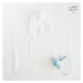 Biely ľanový detský župan veľkosť 1-2 roky - Linen Tales