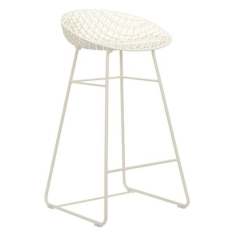 Kartell - Barová stolička Smatrik Outdoor, biela/biela