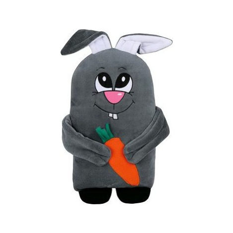 Bellatex Tvarovaný zajačik sivý – 45 × 30 cm – zajačik