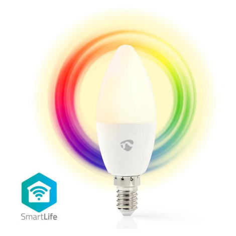 SMART LED žiarovka WIFILC11WTE14, E14, farebná biela Donoci