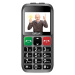 EVOLVEO EasyPhone EB, mobilný telefón pre seniorov s nabíjacím stojanom, červená