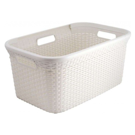 CURVER RATTAN STYLE 30475 Kôš na bielizeň 45 l krémový