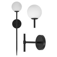 Toolight - nástenná čierna lampa 52cm APP577-1W, čierna, OSW-08755