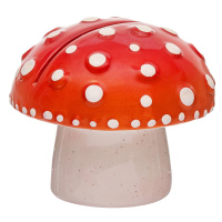 Červený kamenný stojací stojan na fotky 7x6 cm Mushroom – Sass & Belle