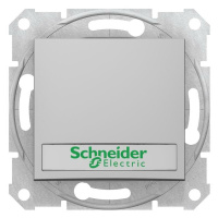 Tlacidlo (1/0So) 10A/250V popis.p. (PS) hliník Sedna (Schneider)