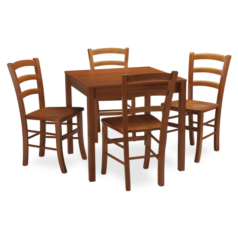 MI-KO Jedálenský set stôl GASTRO / stoličky VENEZIA čerešňa