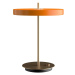 Oranžová LED stolová lampa so stmievačom s kovovým tienidlom (výška  41,5 cm) Asteria Table – UM