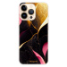 Odolné silikónové puzdro iSaprio - Gold Pink Marble - iPhone 13 Pro Max