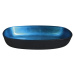SAPHO - KVAORE sklenené umývadlo na dosku 54x39,5 cm, modrá TY224
