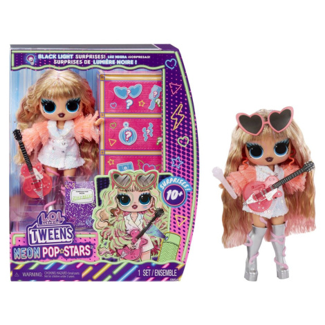 L.O.L. Surprise! Neon Pop Star Tweens bábika Thea Stars