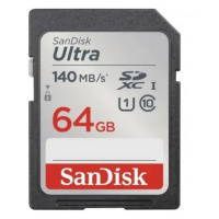 SANDISK ULTRA 64 GB SDXC MEMORY CARD 140 MB/S